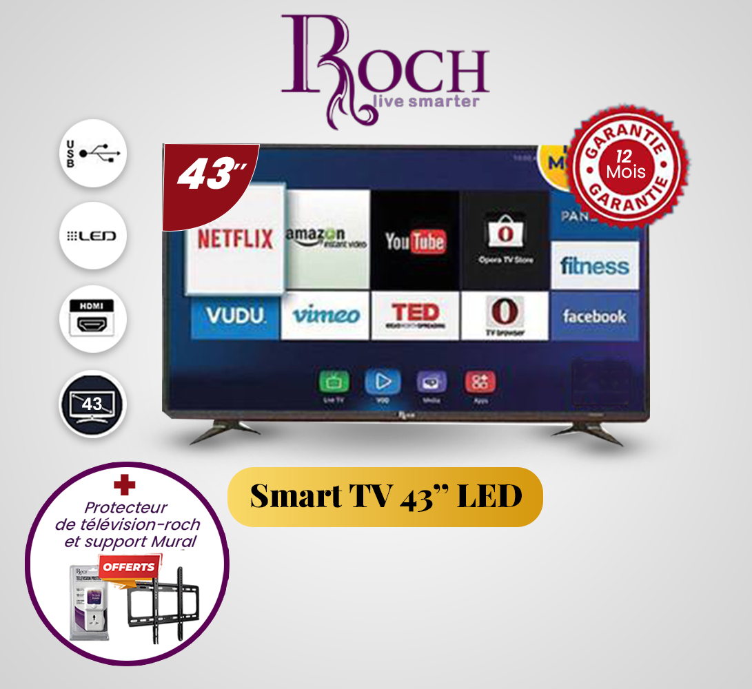 TELEVISEUR ROCH 43 POUCES