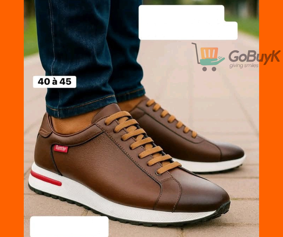 chaussure en  cuire
