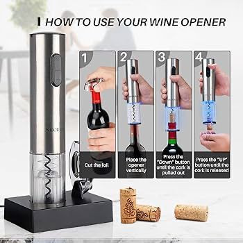 OUVRE BOUTEILLE DE VIN ELECTRIQUE